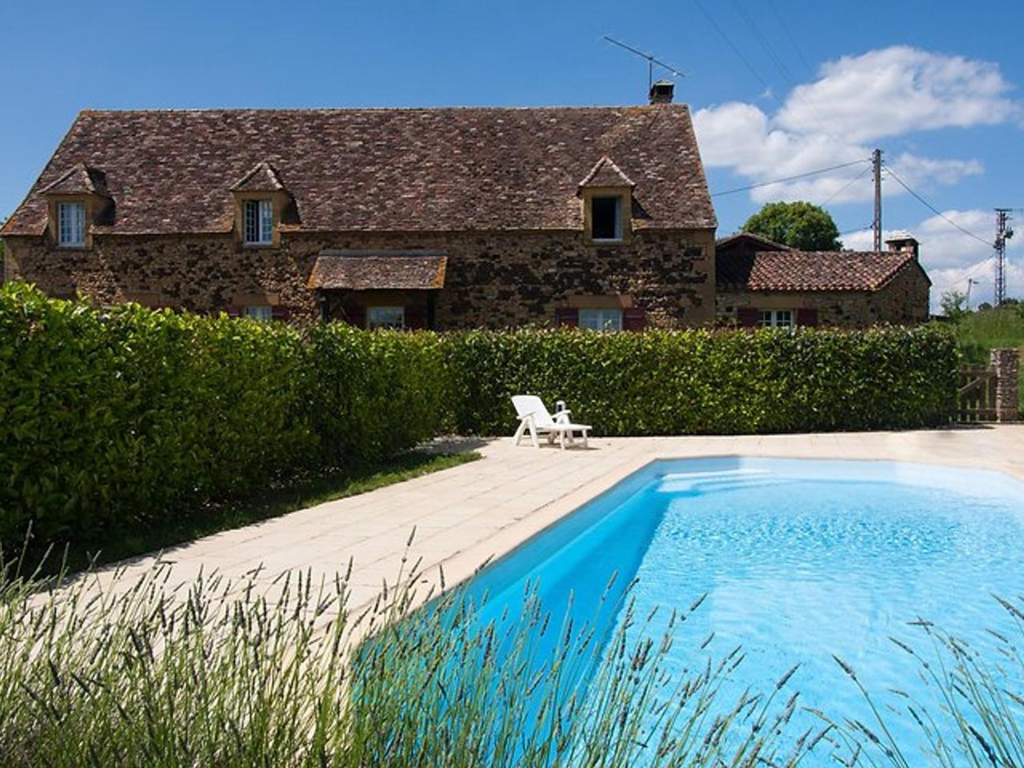 Charmante Maison En Pierre Avec Piscine Privee, 8 Personnes, Proche Des Bastides - Fr-1-824-19 Le Buisson-de-Cadouin Экстерьер фото